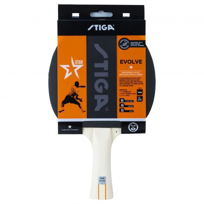 Для настольного тенниса Stiga, Stiga Evolve WRB 1* Ракетка для настольного тенниса
Для настольного тенниса Stiga, Stiga Evolve WRB 1* Ракетка для настольного тенниса