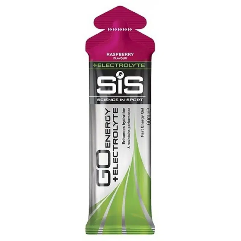 SiS GO ISOTONIC ENERGY GELS + ELECTROLYTE Гель изотонический углеводный с электролитами 60 мл Малина