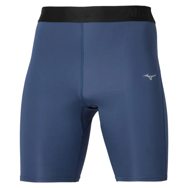 Mizuno CORE IMPULSE MID TIGHT Тайтсы беговые Темно-синий