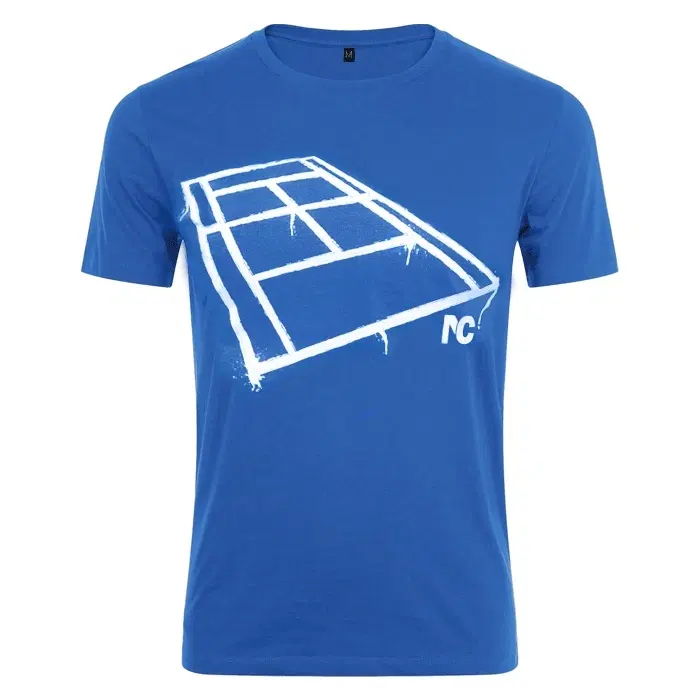 Tennis Technology COURT M WHITE Футболка теннисная Синий/Белый