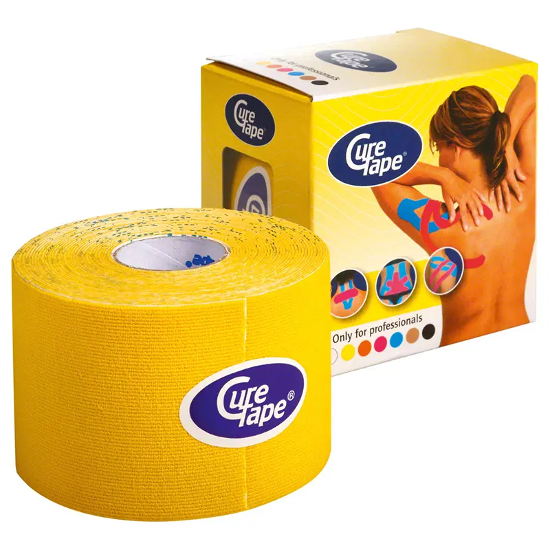 CureTape YELLOW 5см×5м Кинезиотейп Желтый