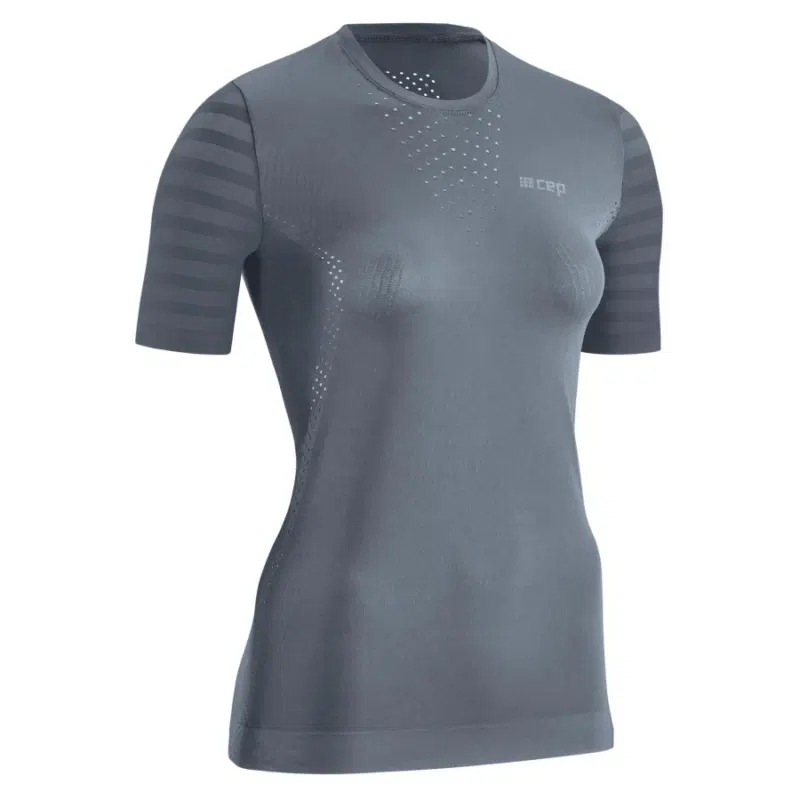 CEP ULTRALIGHT SHORT SLEEVE SHIRT (W) Футболка беговая женская Серый