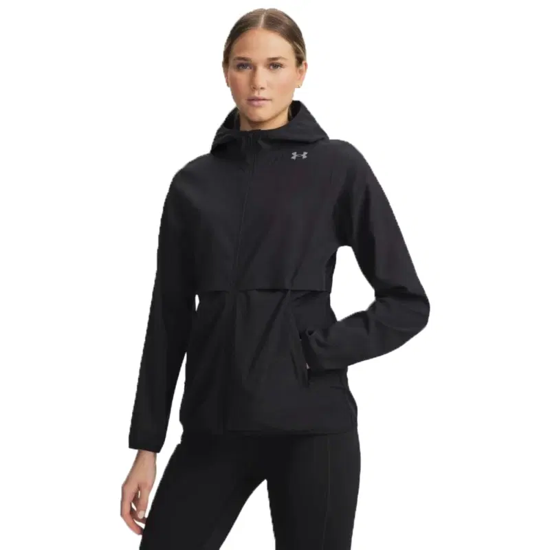 Under Armour BCL PRO STORM JKT (W) Куртка беговая ветрозащитная женская Черный