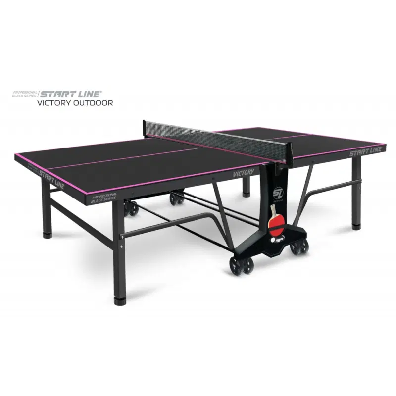 Start Line VICTORY 6 BLACK 6063-2 Теннисный стол всепогодный с сеткой Черный