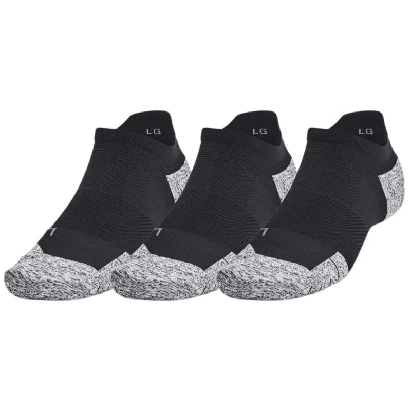Under Armour DRY RUN CUSHION x3 Носки беговые (3 пары) Черный/Серый