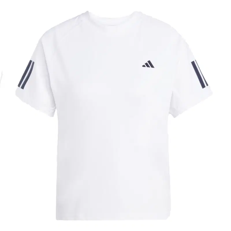 Adidas CLUB TENNIS CLIMACOOL 3-STRIPES (W) Футболка теннисная женская Белый/Черный