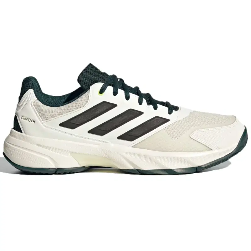 Adidas COURTJAM CONTROL 3 Кроссовки теннисные Белый/Темно-зеленый