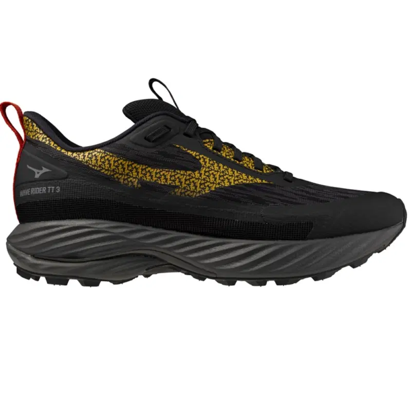 Mizuno WAVE RIDER TT 3 (W) Кроссовки беговые женские Черный/Желтый