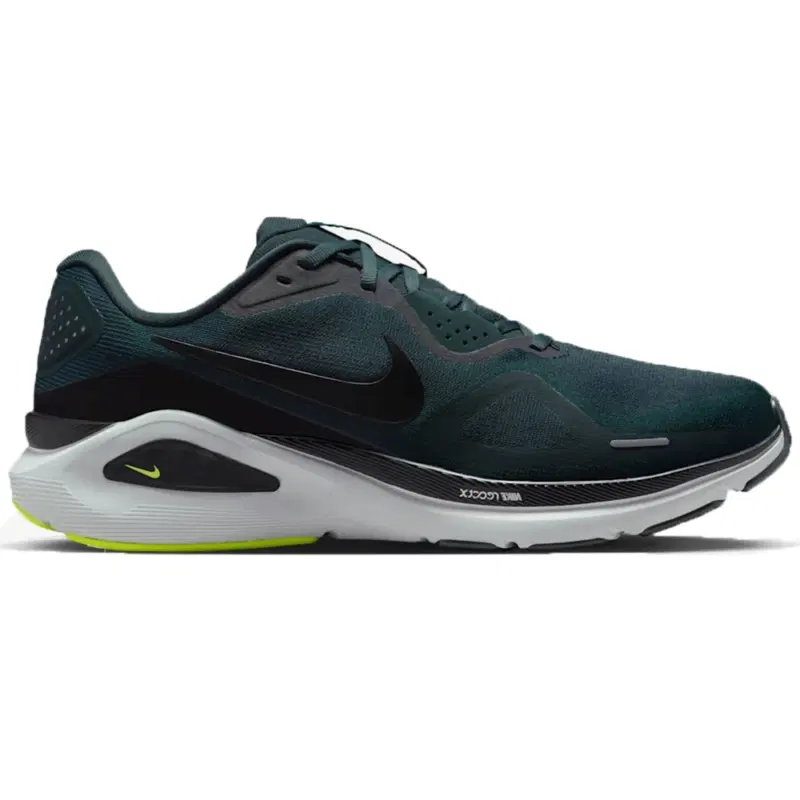 Nike AIR ZOOM STRUCTURE 26 Кроссовки беговые Темно-зеленый/Черный