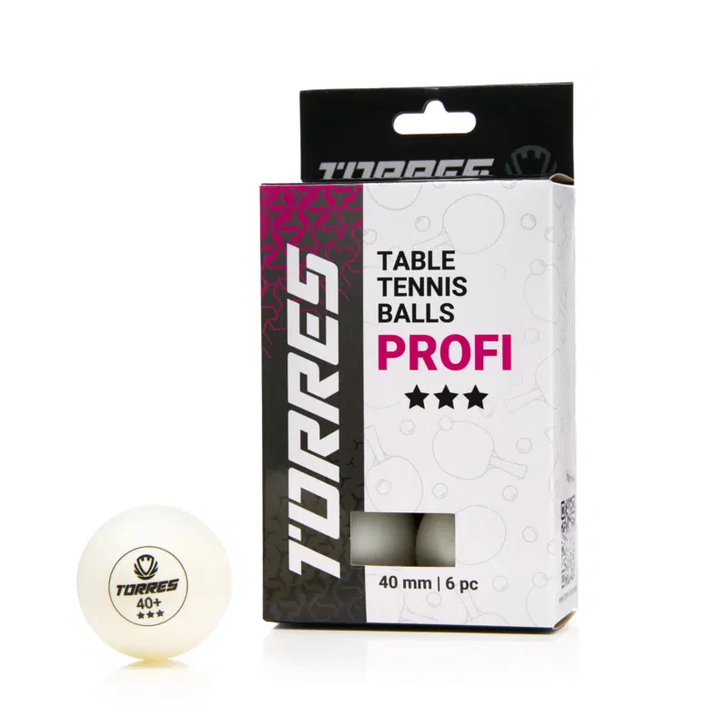 Torres PROFI 3* (TT23012) Мячи для настольного тенниса (6 шт)