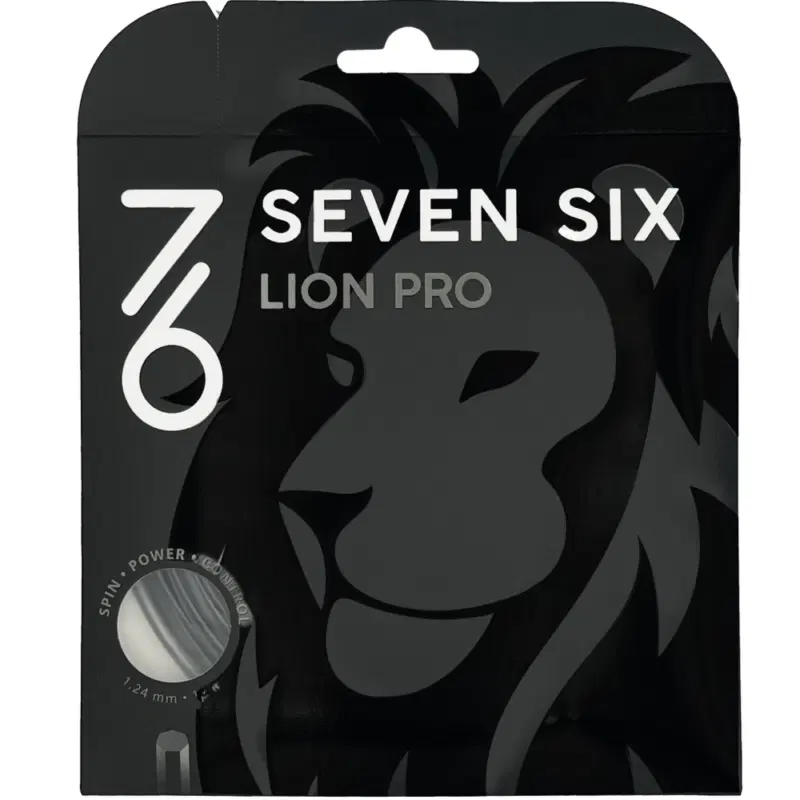7/6 LION PRO Теннисная струна 12м Черный