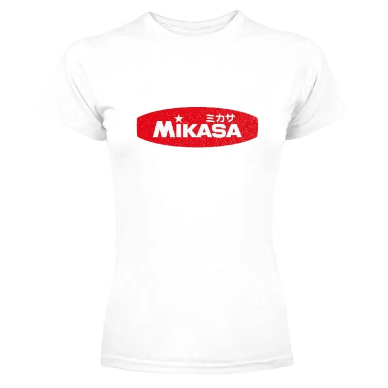 Mikasa MANICA CORTA Футболка Белый/Красный