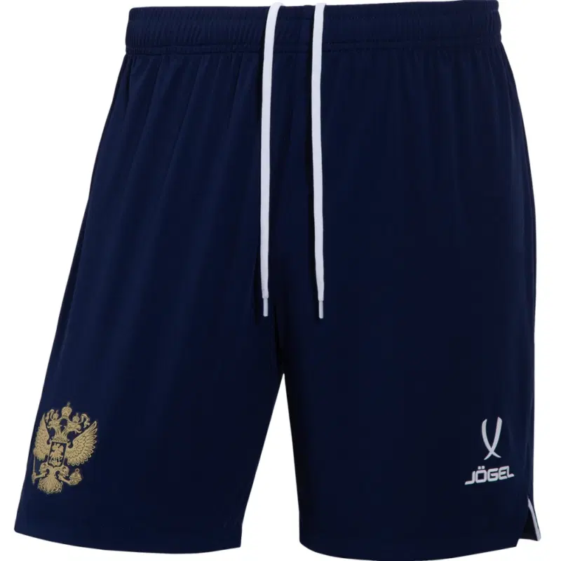 Jögel NATIONAL PERFORMDRY AWAY SHORTS Шорты игровые Темно-синий/Золотой