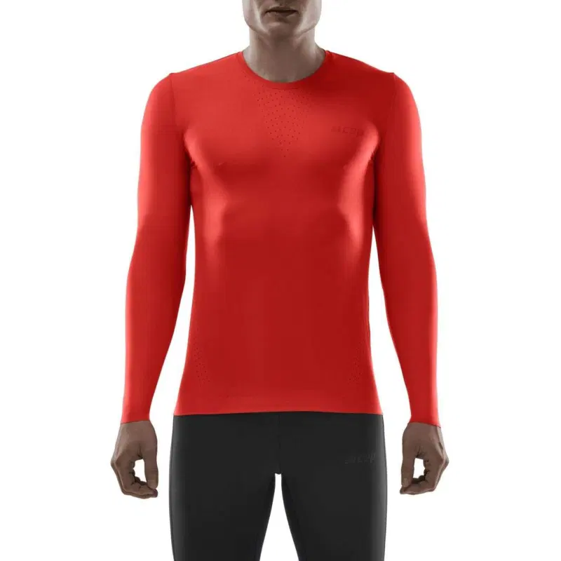 CEP ULTRALIGHT LONG SLEEVE RUN SHIRT Футболка беговая с длинным рукавом Красный