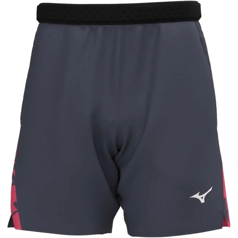 Mizuno DAYBREAKERS 8 IN AMPLIFY SHORT Шорты теннисные Темно-синий/Розовый