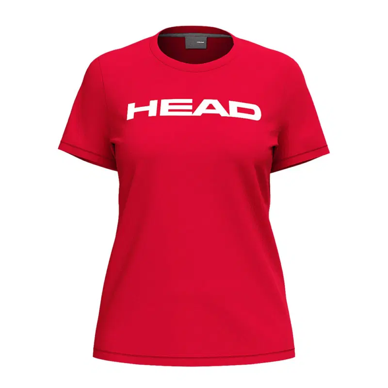 Head CLUB ORIGINAL T-SHIRT (W) Футболка теннисная женская Красный