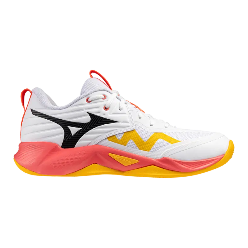 Mizuno WAVE MOMENTUM PRO Кроссовки волейбольные Белый/Оранжевый