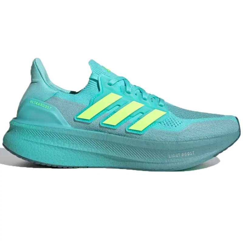 Adidas ULTRABOOST 5 Кроссовки беговые Голубой/Салатовый