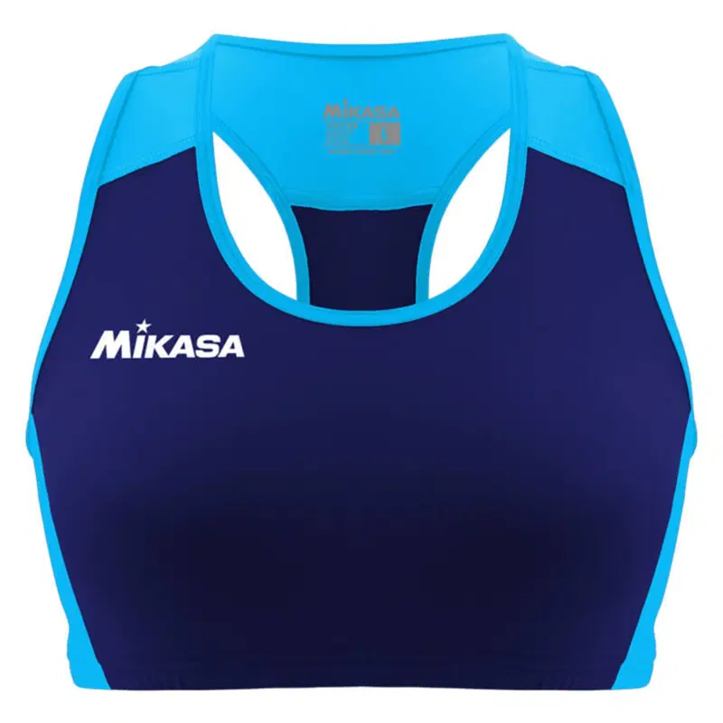 Mikasa MT6051 Топ для пляжного волейбола женские Темно-синий/Голубой