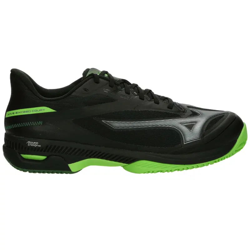 Mizuno WAVE EXCEED COURT PADEL Кроссовки для падела Черный/Зеленый