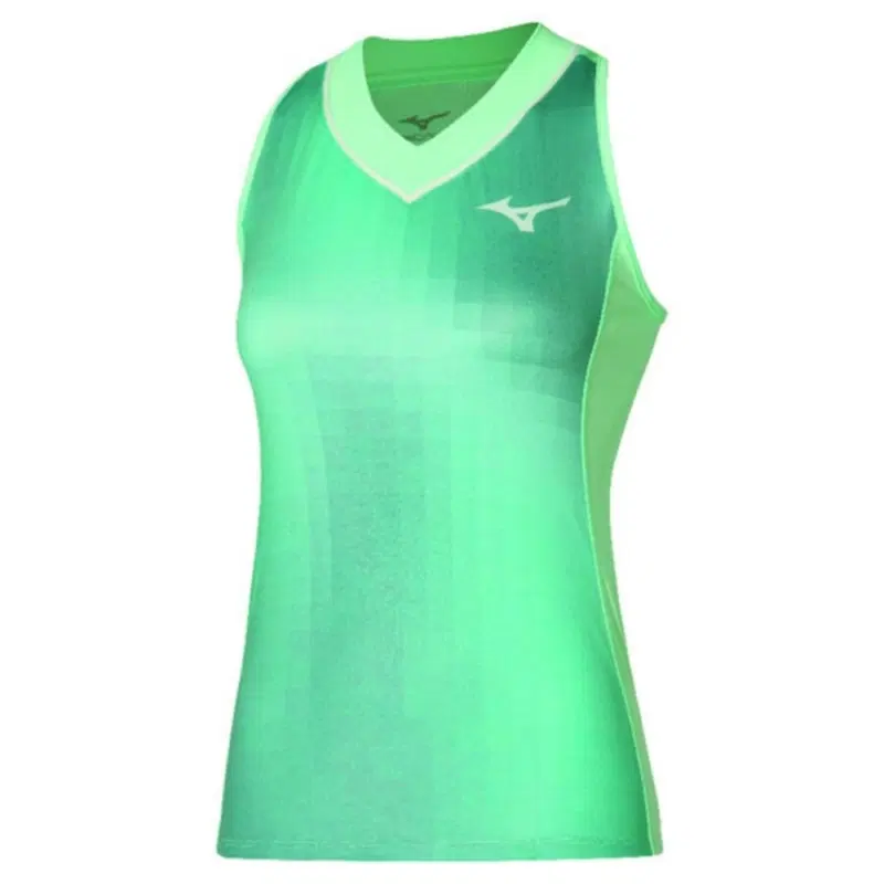 Mizuno FRONTIER TANK (W) Майка теннисная женская Зеленый