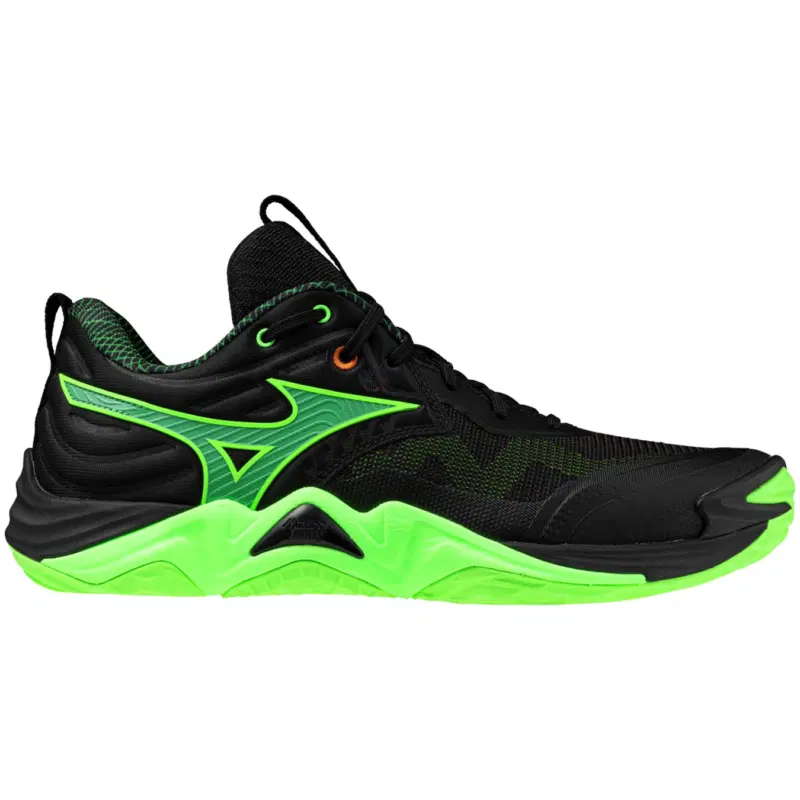 Mizuno WAVE MOMENTUM ELITE Кроссовки волейбольные Черный/Салатовый