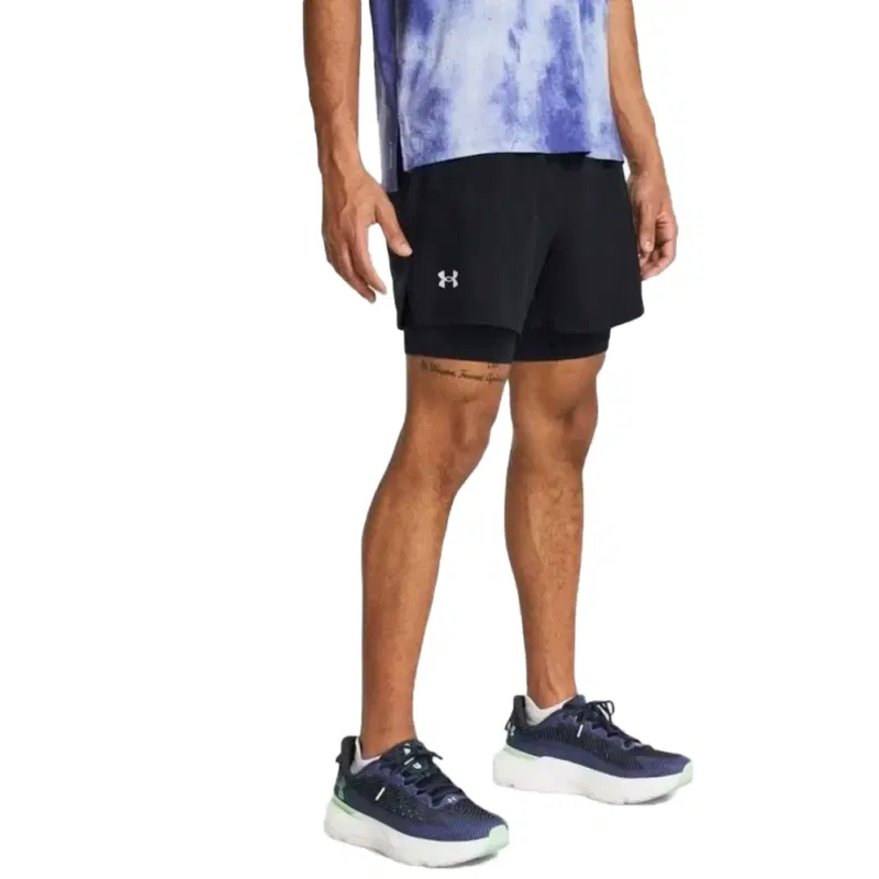 Under Armour LAUNCH 5IN 2IN1 SHORTS Шорты беговые Черный
