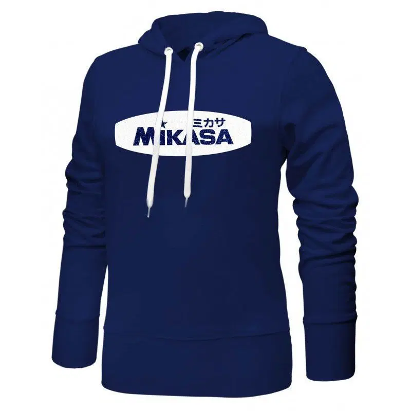 Mikasa LADY Толстовка спортивная с капюшоном женская Темно-синий