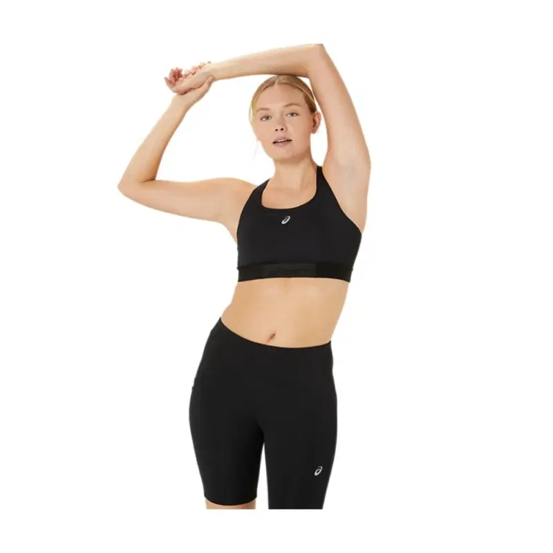 Asics ROAD COMPRESSION BRA (W) Топ беговой женский Черный