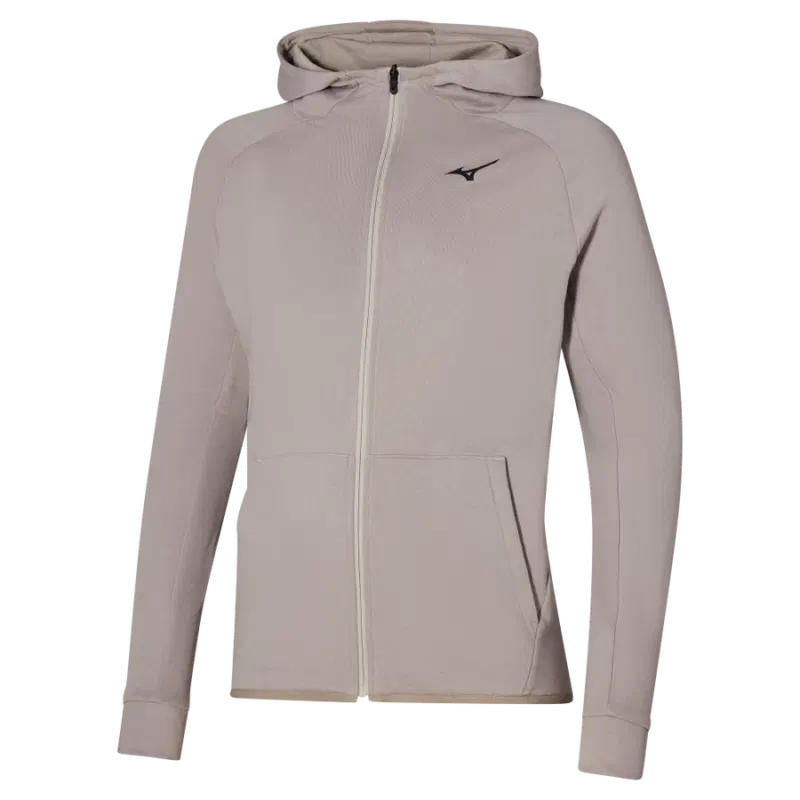 Mizuno ATHLETICS RB SWEAT JACKET Толстовка с капюшоном Бежевый