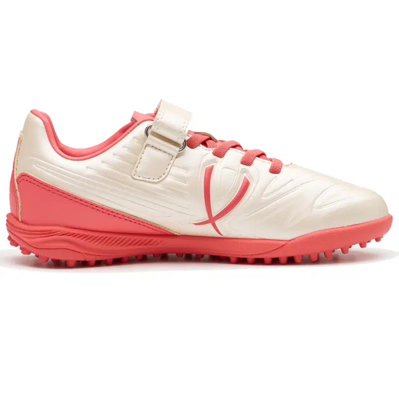 Jogel WARRIOR TF TALANT KIDS Бутсы футбольные многошиповые детские Бежевый/Розовый