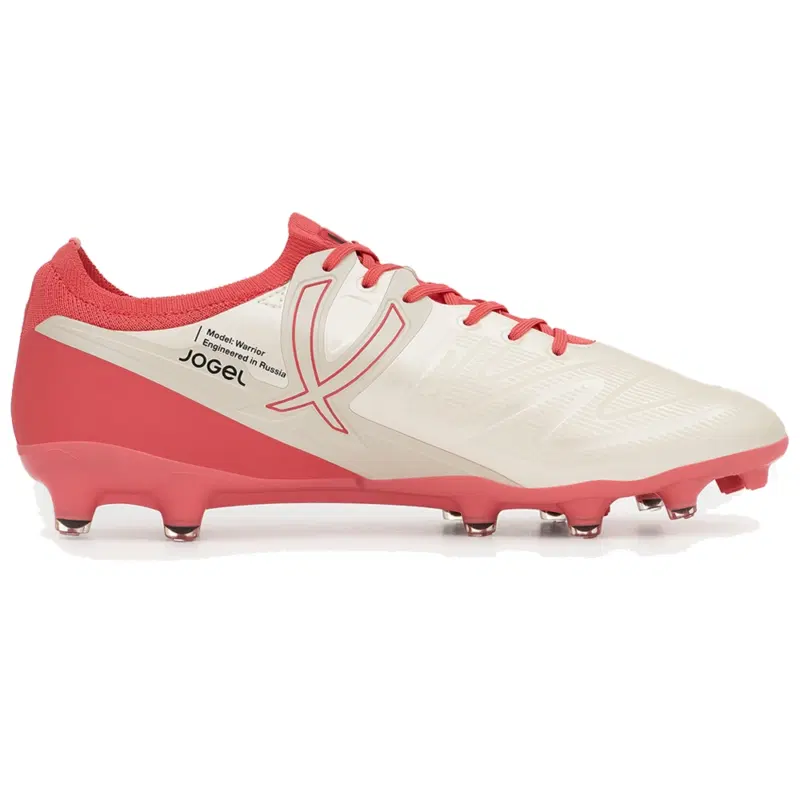 Jogel WARRIOR FG PRO Бутсы футбольные Бежевый/Розовый