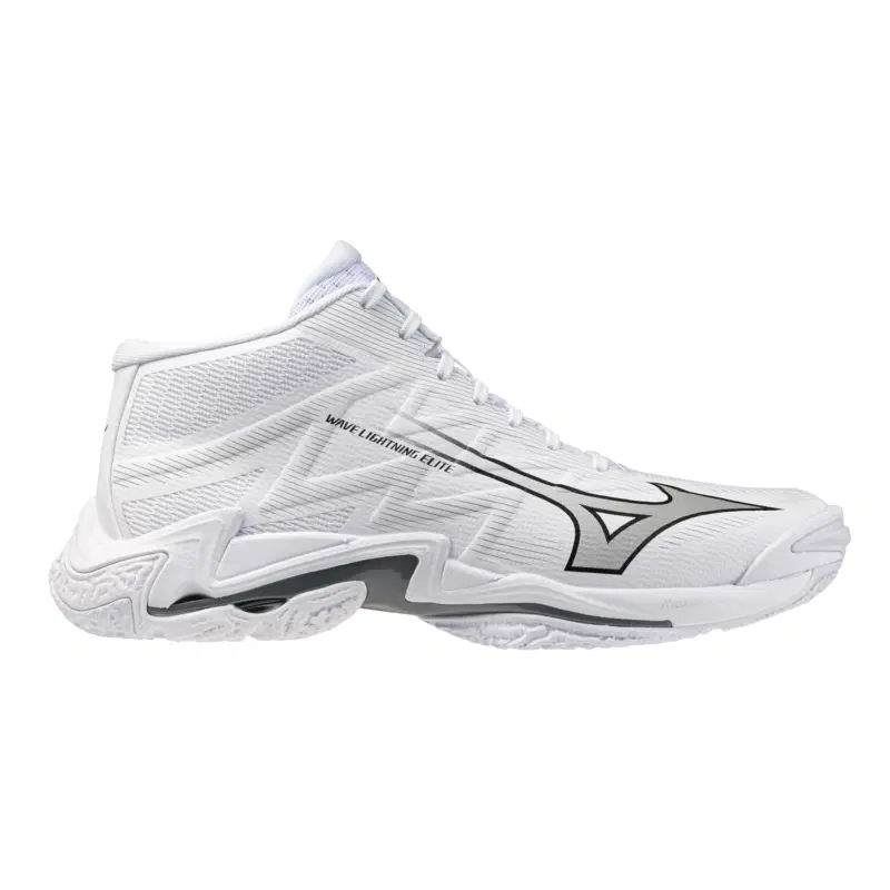 Mizuno WAVE LIGHTNING ELITE MID Кроссовки волейбольные Белый/Серый