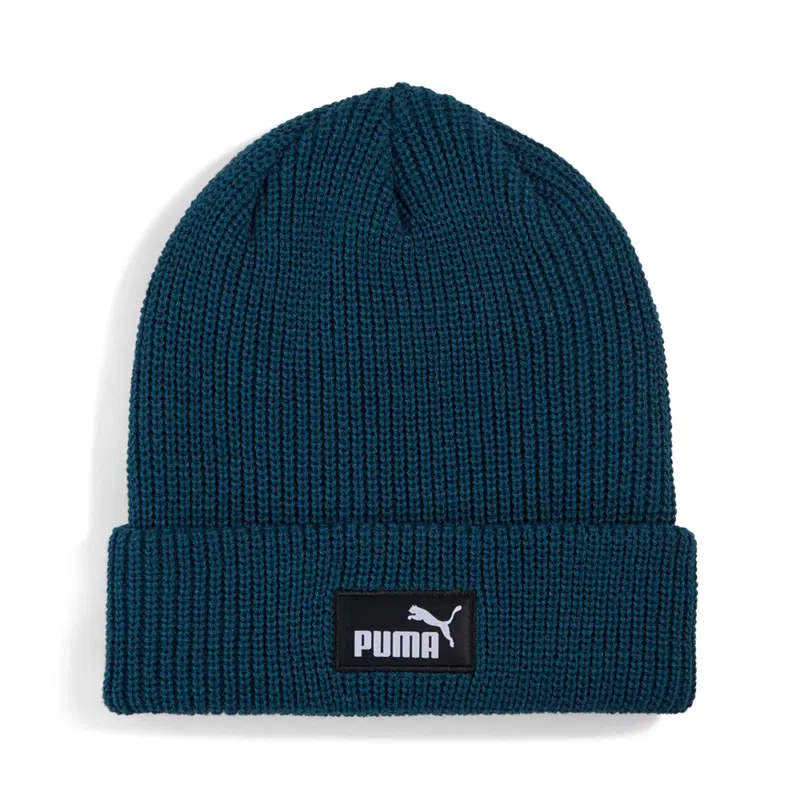 Puma ESSENTIALS HIGH CROWN BEANIE Шапка беговая Темно-синий