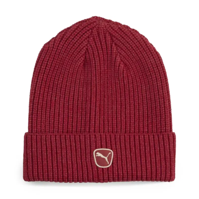 Puma CAT PATCH MID CROWN BEANIE Шапка Красный