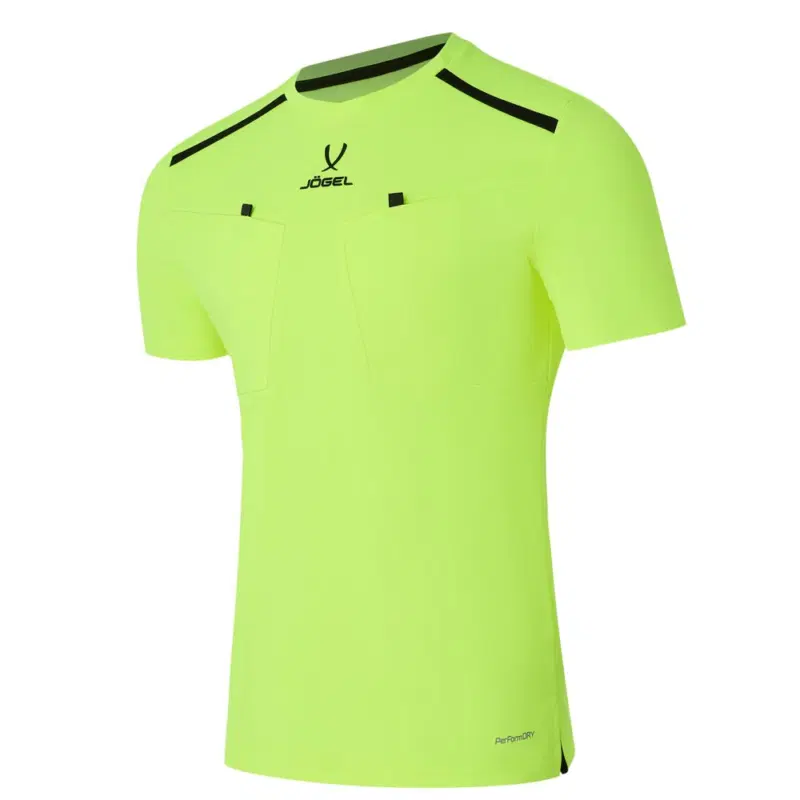 Jögel DIVISION PERFORMDRY REFEREE TEE Футболка судейская Желтый неон