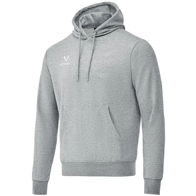 Jogel ESSENTIAL COTTON HOODIE 2025 Толстовка с капюшоном детская Серый меланж