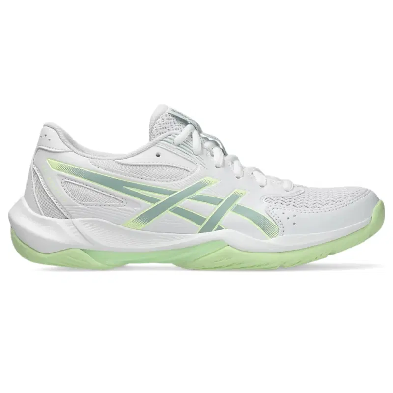 Asics GEL-ROCKET 12 (W) Кроссовки волейбольные женские Белый/Зеленый