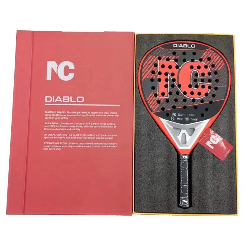 Tennis Technology MC DIABLO Ракетка для падела Черный/Красный