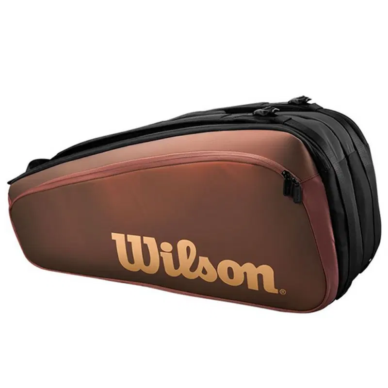 Wilson SUPER TOUR PRO STAFF V14.0 9R Сумка для 9 теннисных ракеток Коричневый/Черный