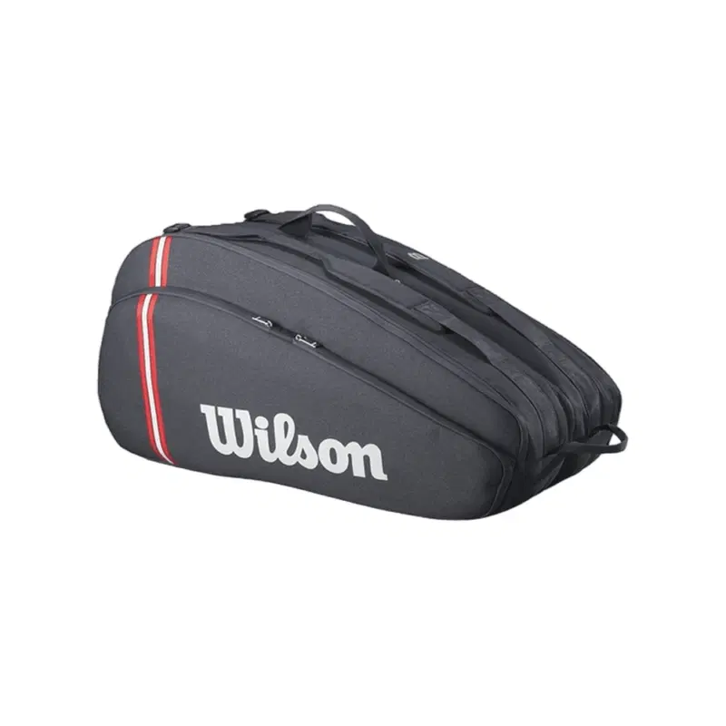 Wilson TOUR 12R 2025 Сумка для 12 теннисных ракеток Черный/Красный