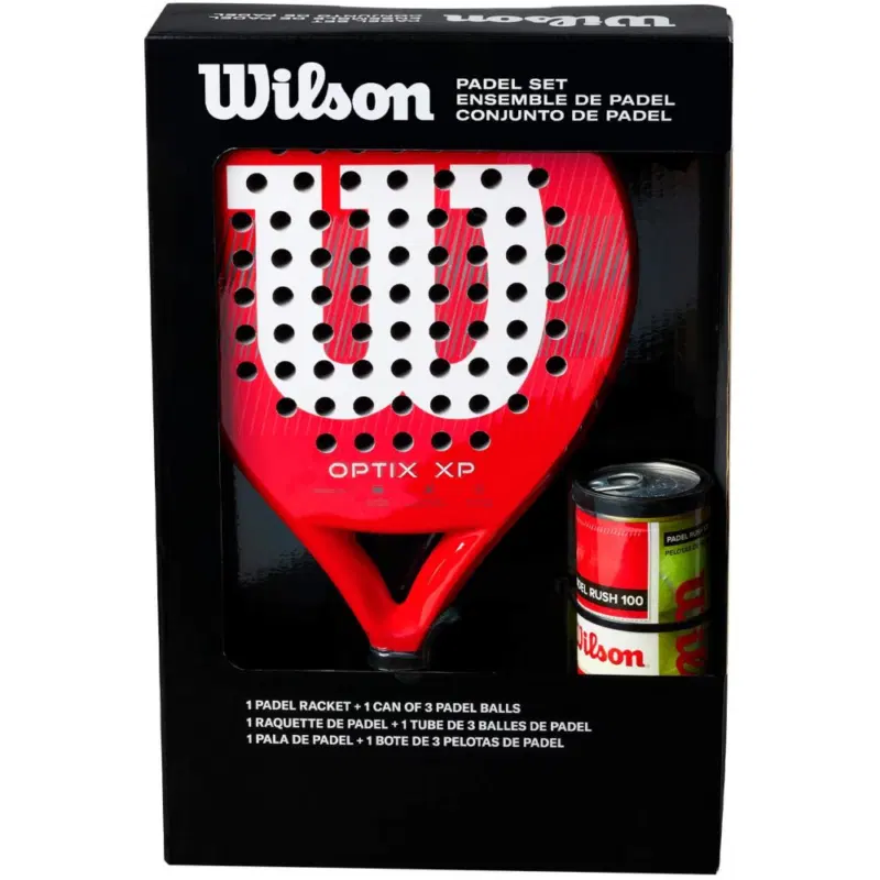 Wilson OPTIX XP PADEL KIT BOX Набор для падела Красный