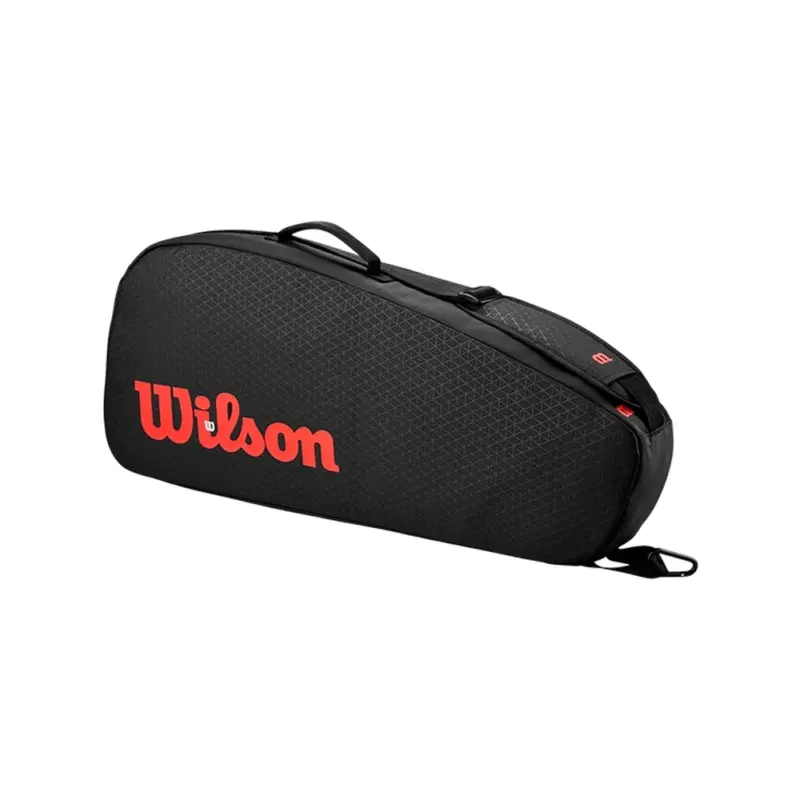 Wilson CLASH V3 3R Сумка для 3 теннисных ракеток Черный/Красный