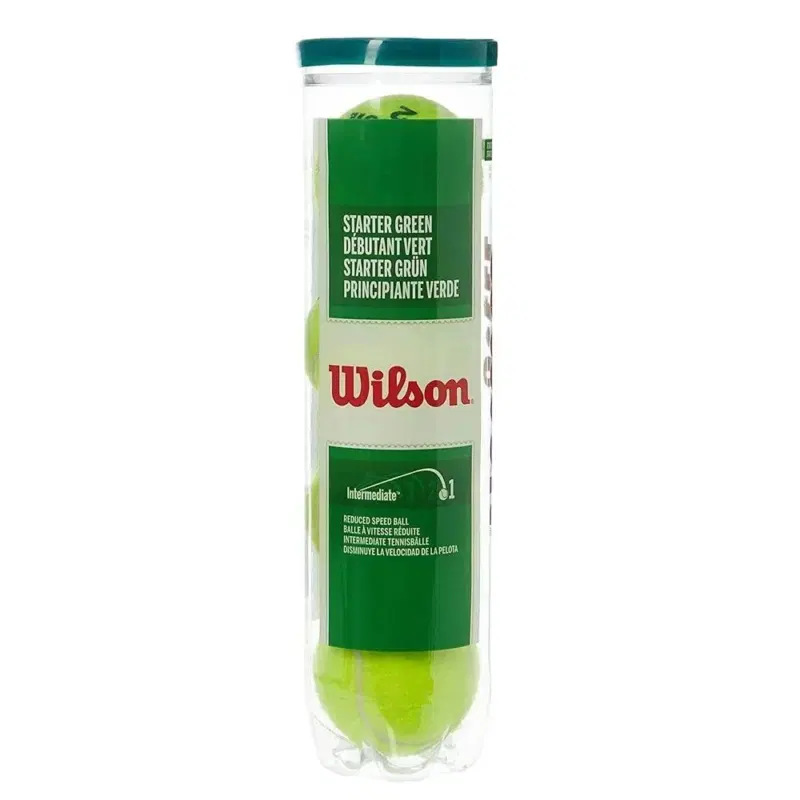 Wilson STARTER GREEN PLAY Мячи для большого тенниса (4 шт)