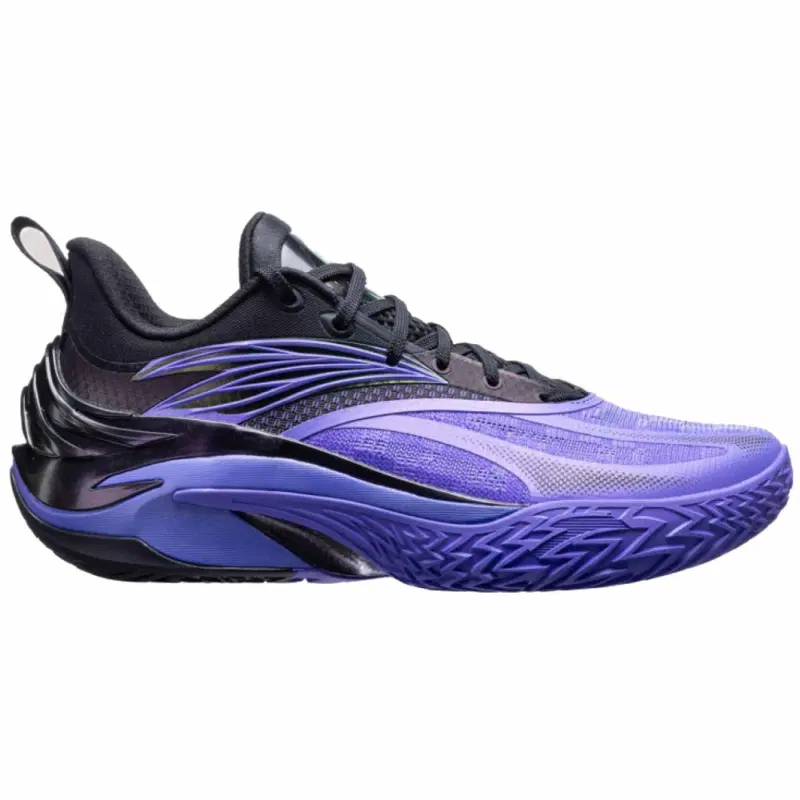 Anta SHOCK WAVE 8 "PURPLE BLACK" Кроссовки баскетбольные Черный/Фиолетовый