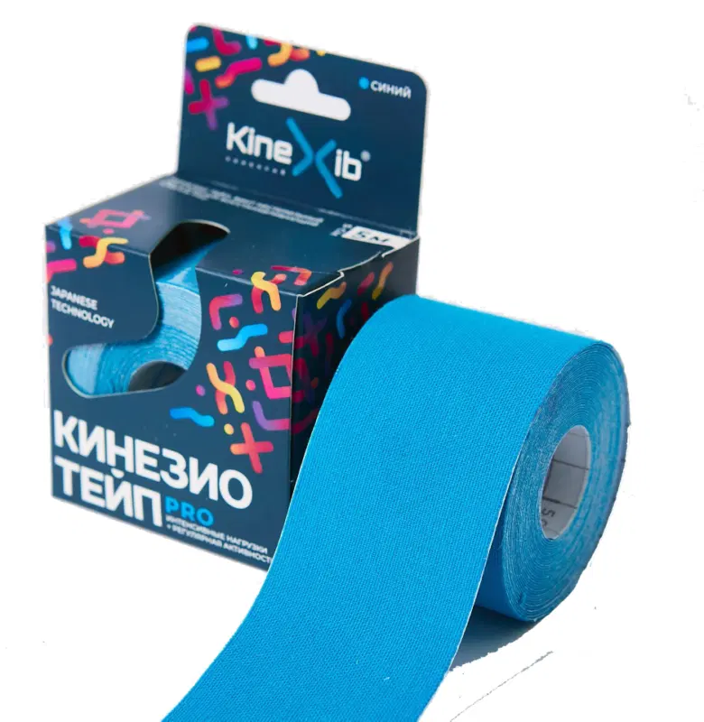Kinexib PRO 5м*5см Кинезиотейп Синий