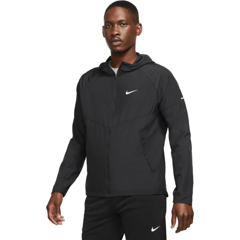 Nike MILER REPEL RUNNING JACKET Куртка ветрозащитная беговая Черный