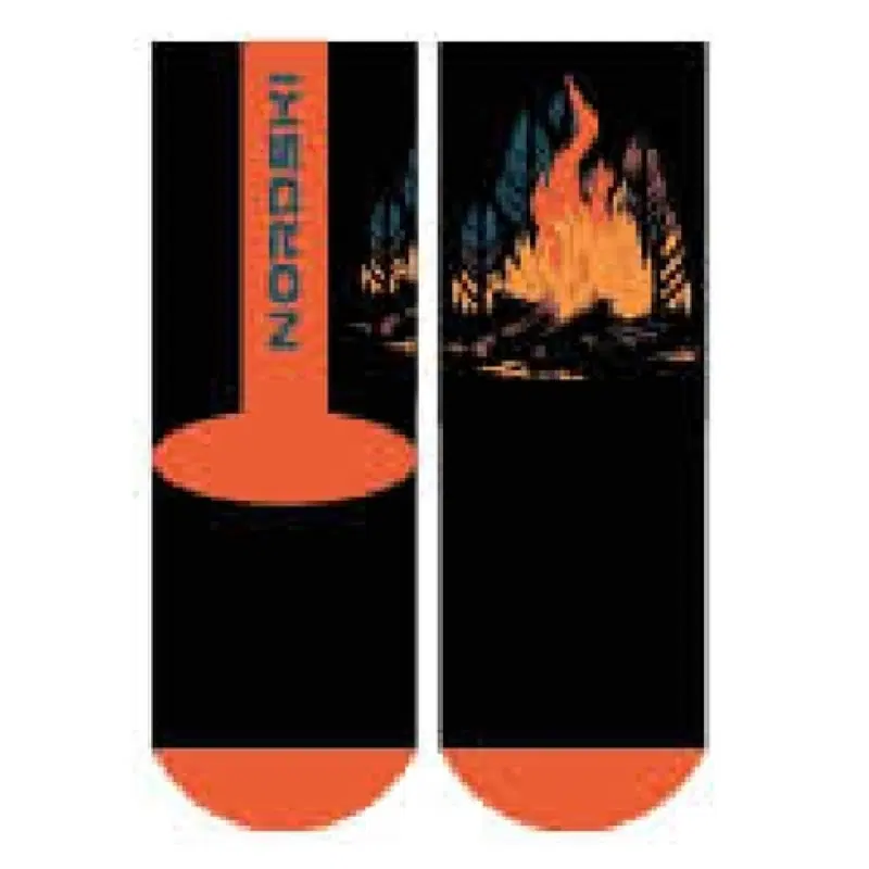Nordski TREKKING FIRE Носки спортивные Черный/Оранжевый