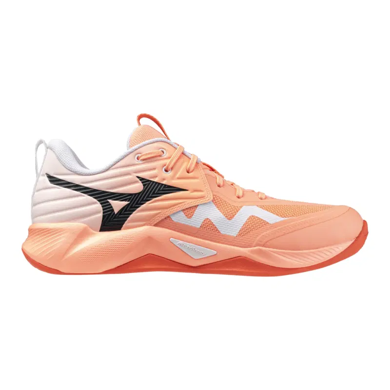 Mizuno WAVE MOMENTUM PRO Кроссовки волейбольные Коралловый/Серый/Белый
