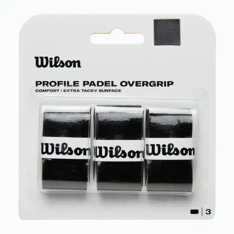 Wilson PADEL PRO OVERGRIP Овергрип для падел-ракеток (3 шт) Черный